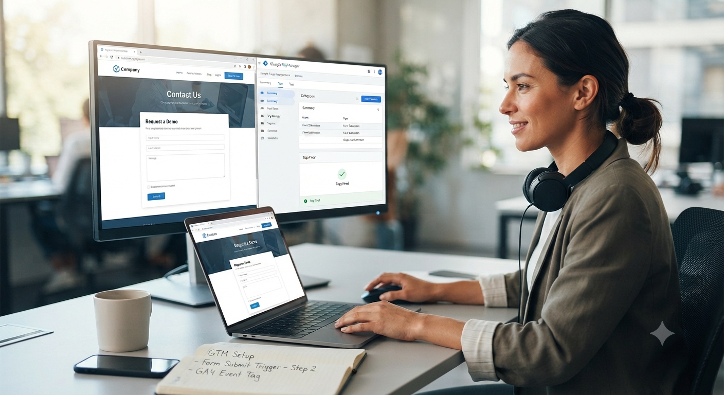Read more about the article How to Track Form Submissions in GTM (No Code)
