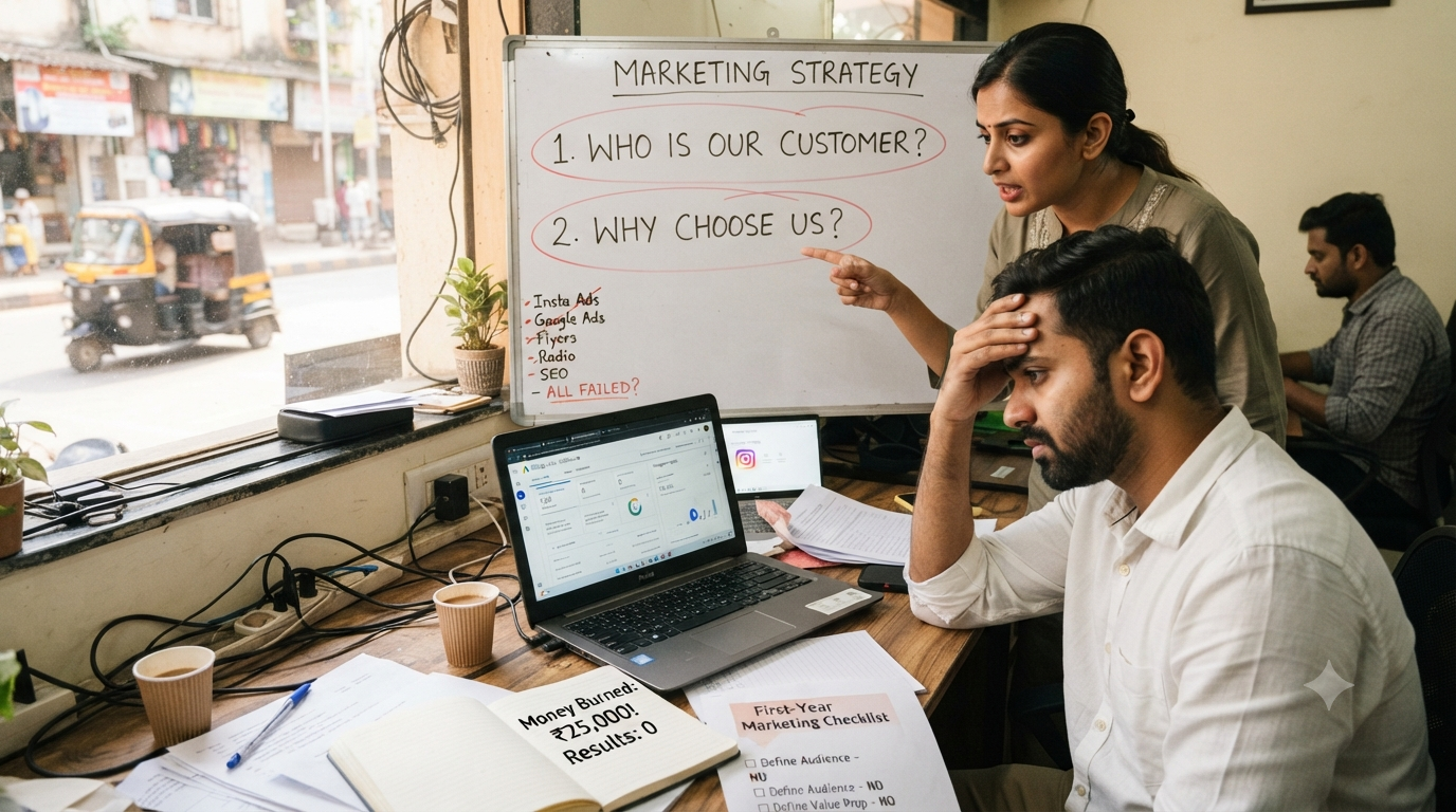 Read more about the article What Is the Biggest Marketing Mistake Small Businesses Make in Their First Year?
