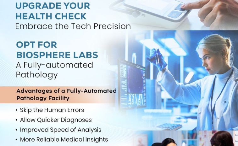 Static post design created by BizneX for a pathology lab