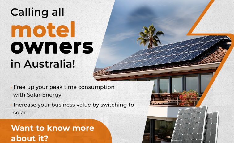 Static post design created by BizneX for a solar panel dealer in Australia