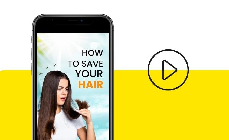 Video created by BizneX for client dealing in hair care products